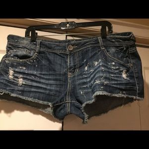 Jean shorts size 17